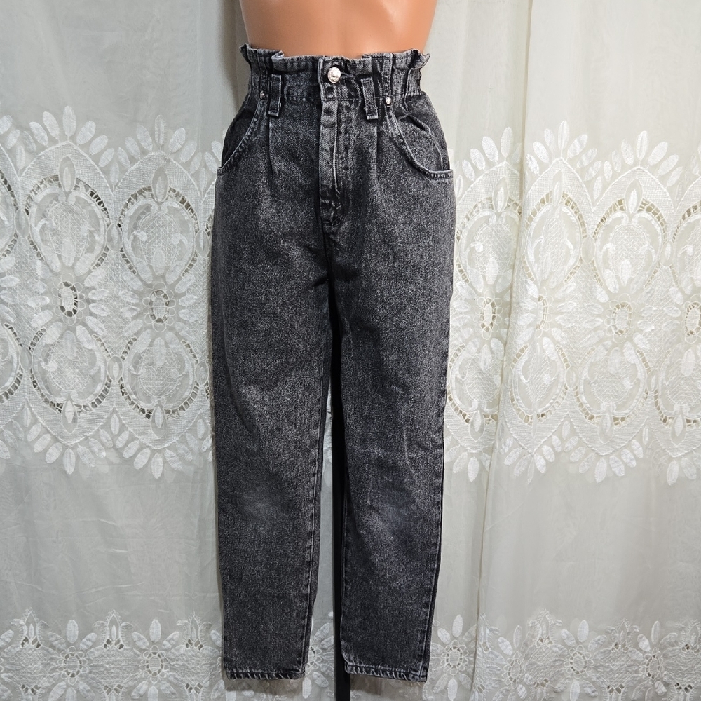 Girls Vintage 90s Levi's High Rise Gray Jeans Sz 12